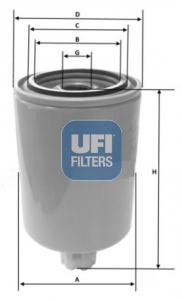 Filtro carburante - 24.039.00 UFI