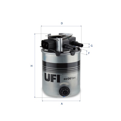 Filtro carburante - 24.061.01 UFI