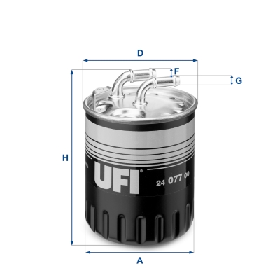 Fuel filter - 24.077.00 UFI