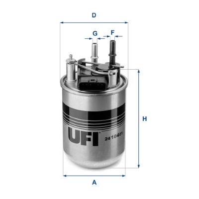 Fuel filter - 24.104.01 UFI
