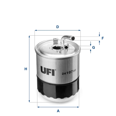 Fuel filter - 24.107.00 UFI