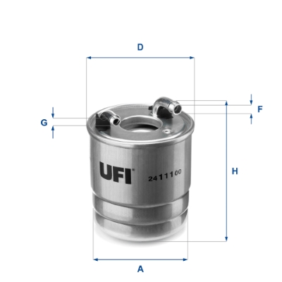 Filtro carburante - 24.111.00 UFI