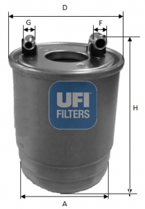 Filtro carburante - 24.112.00 UFI