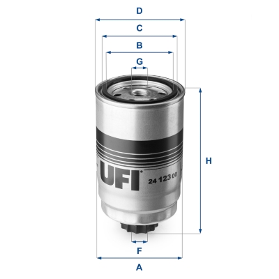 Fuel filter - 24.123.00 UFI