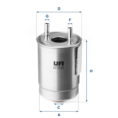 Fuel filter - 24.147.00 UFI