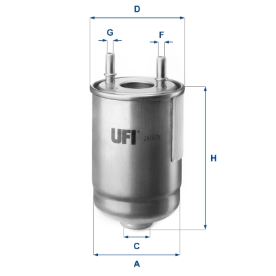 Fuel filter - 24.187.00 UFI