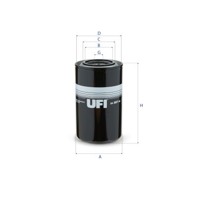 Filtro carburante - 24.257.00 UFI