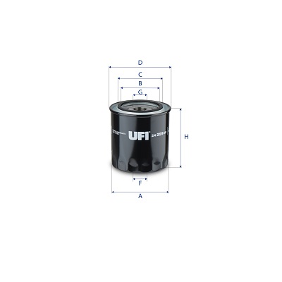 Fuel filter - 24.259.00 UFI