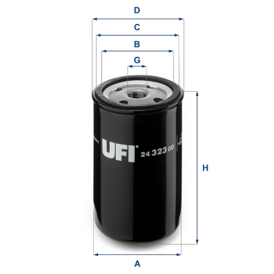 Fuel filter - 24.323.00 UFI