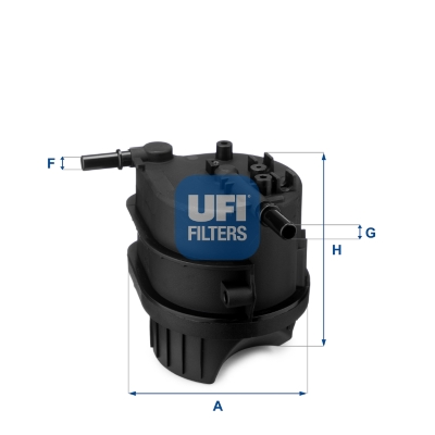 Filtro carburante - 24.343.00 UFI