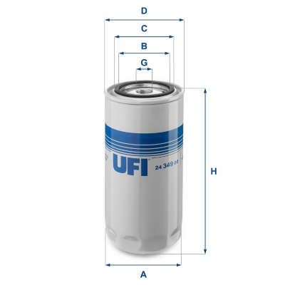 Fuel filter - 24.349.00 UFI