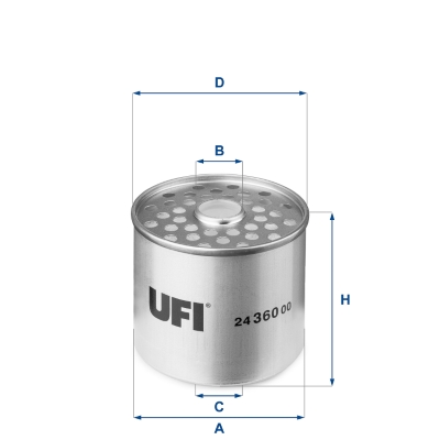 Fuel filter - 24.360.00 UFI