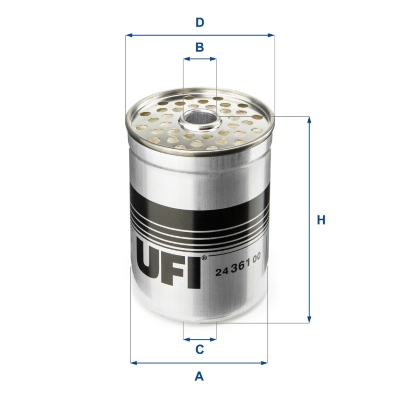 Fuel filter - 24.361.00 UFI