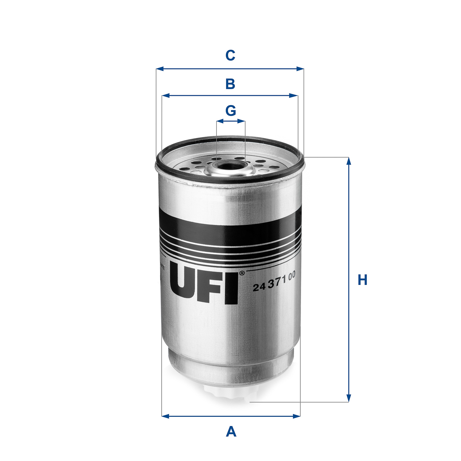 Fuel filter - 24.371.00 UFI