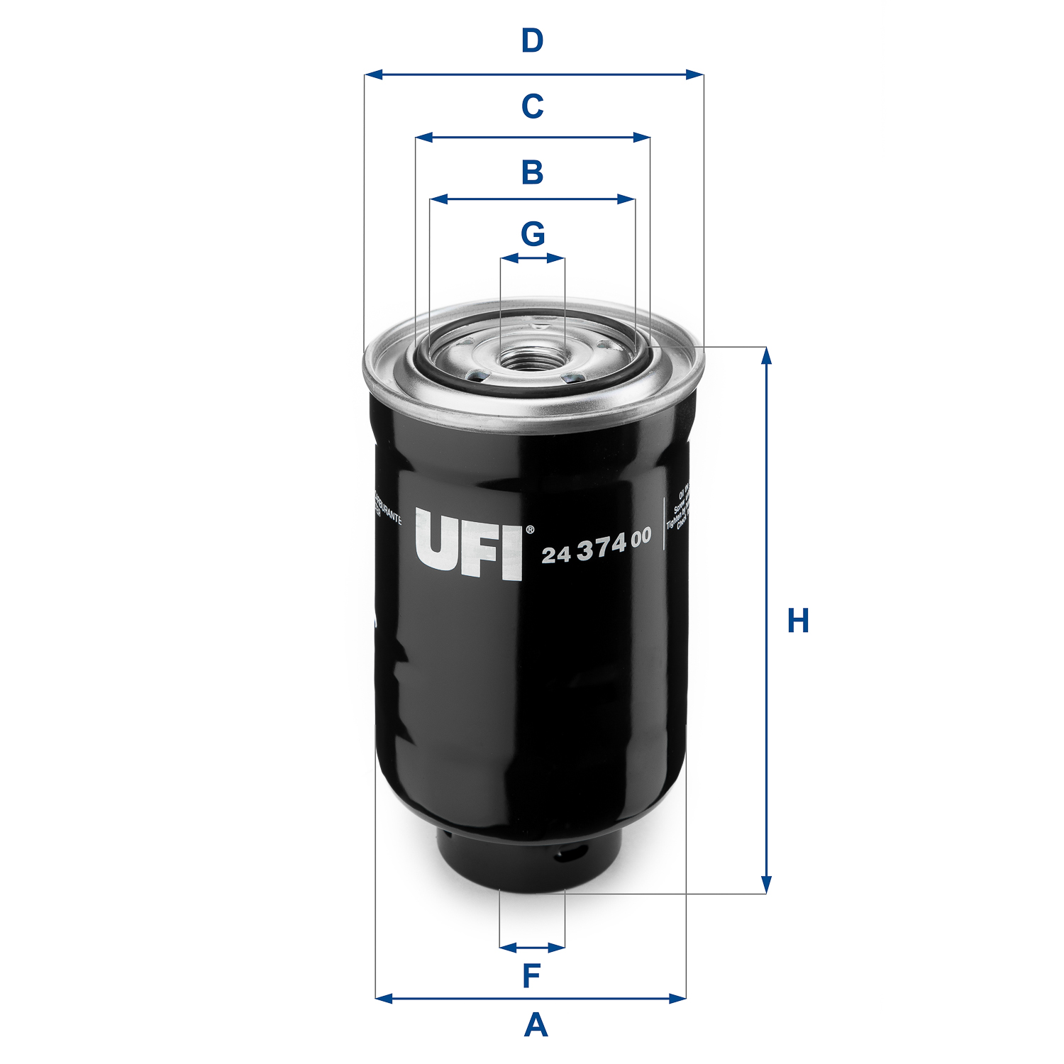 Fuel filter - 24.374.00 UFI