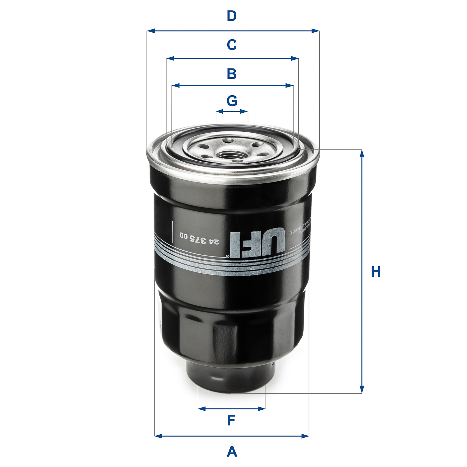 Fuel filter - 24.375.00 UFI