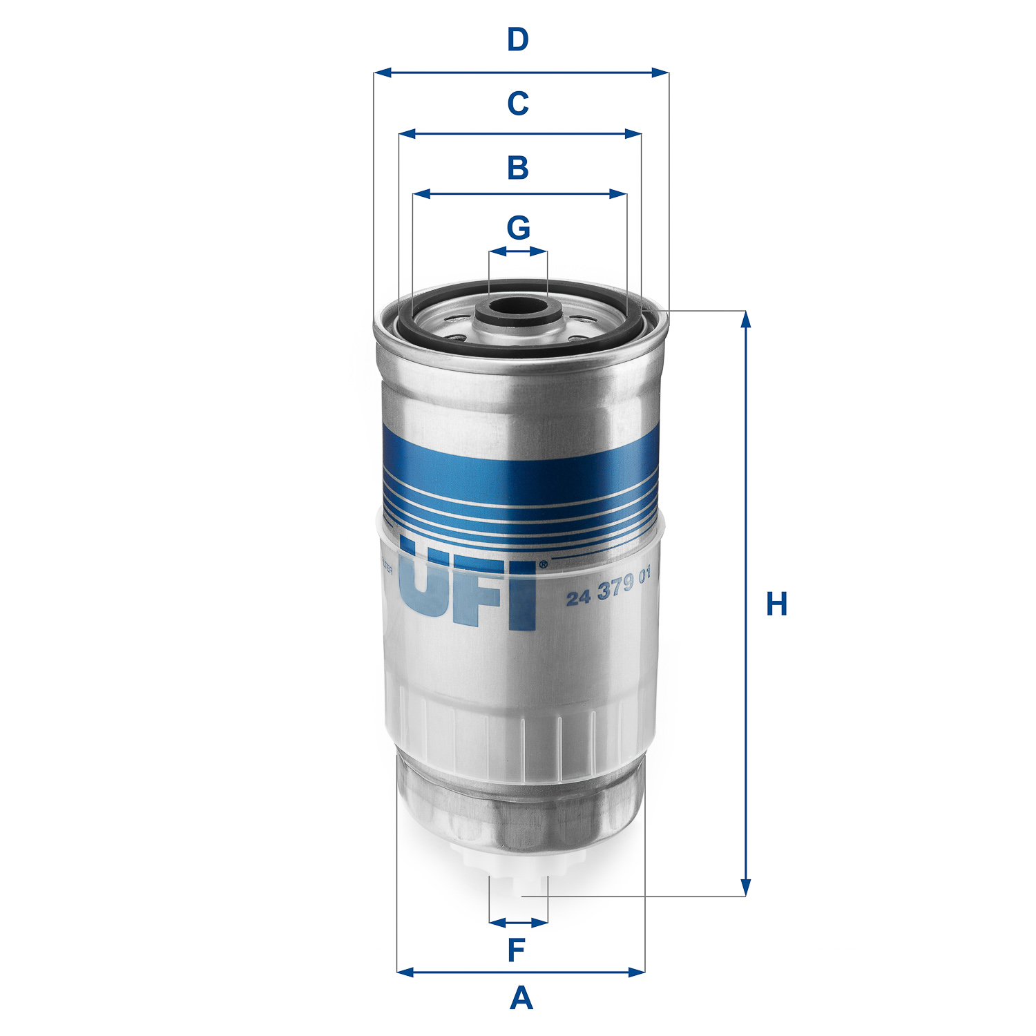 Fuel filter - 24.379.01 UFI