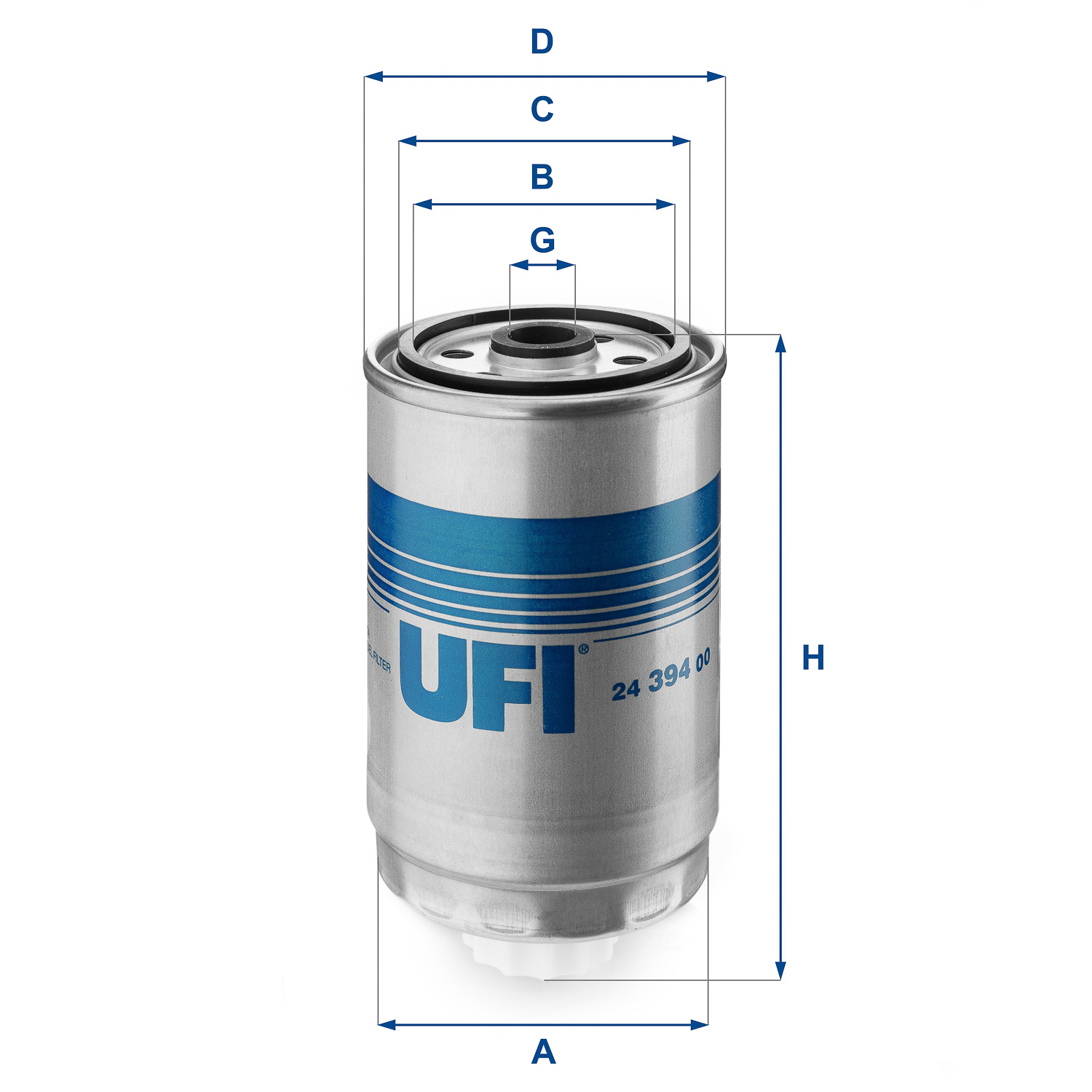 Fuel filter - 24.394.00 UFI