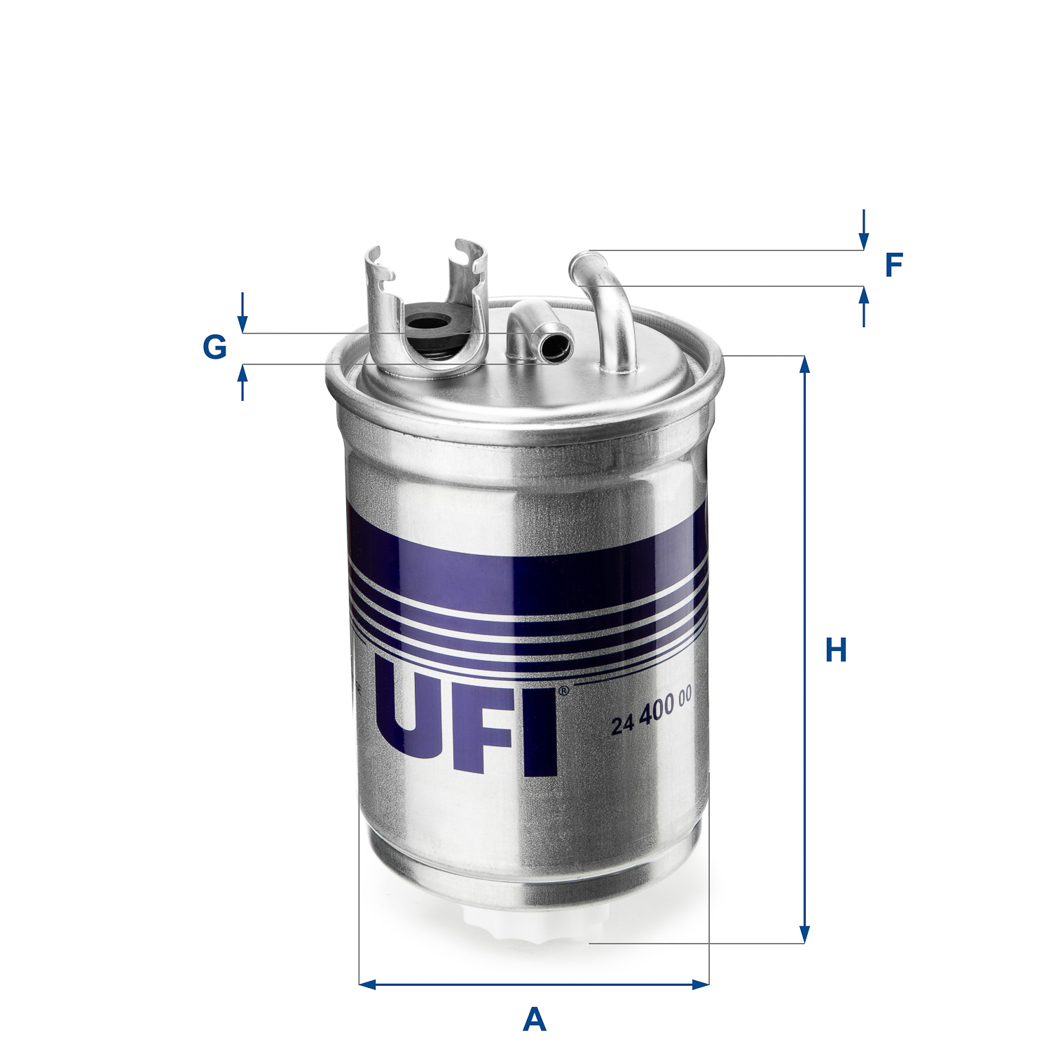 Filtro carburante - 24.400.00 UFI