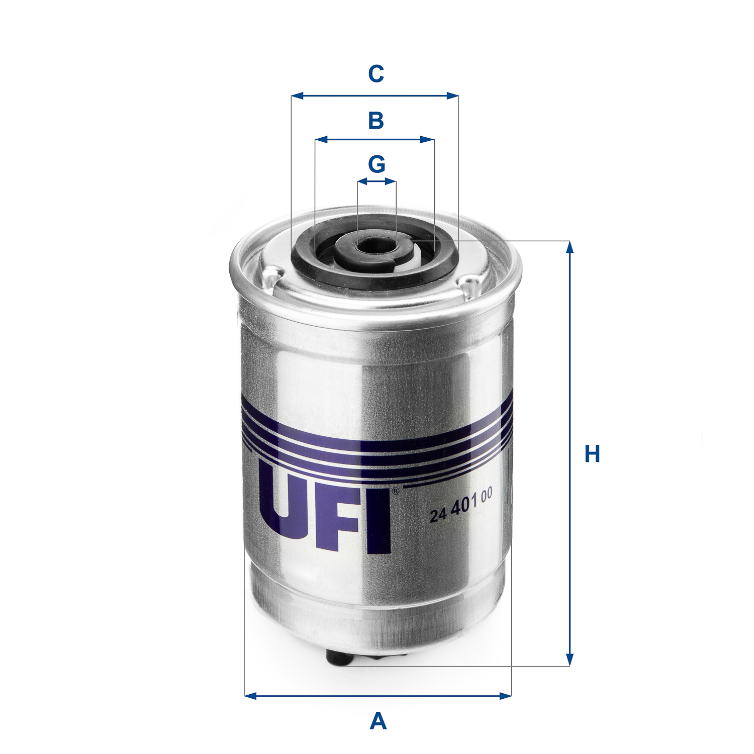 Fuel filter - 24.401.00 UFI