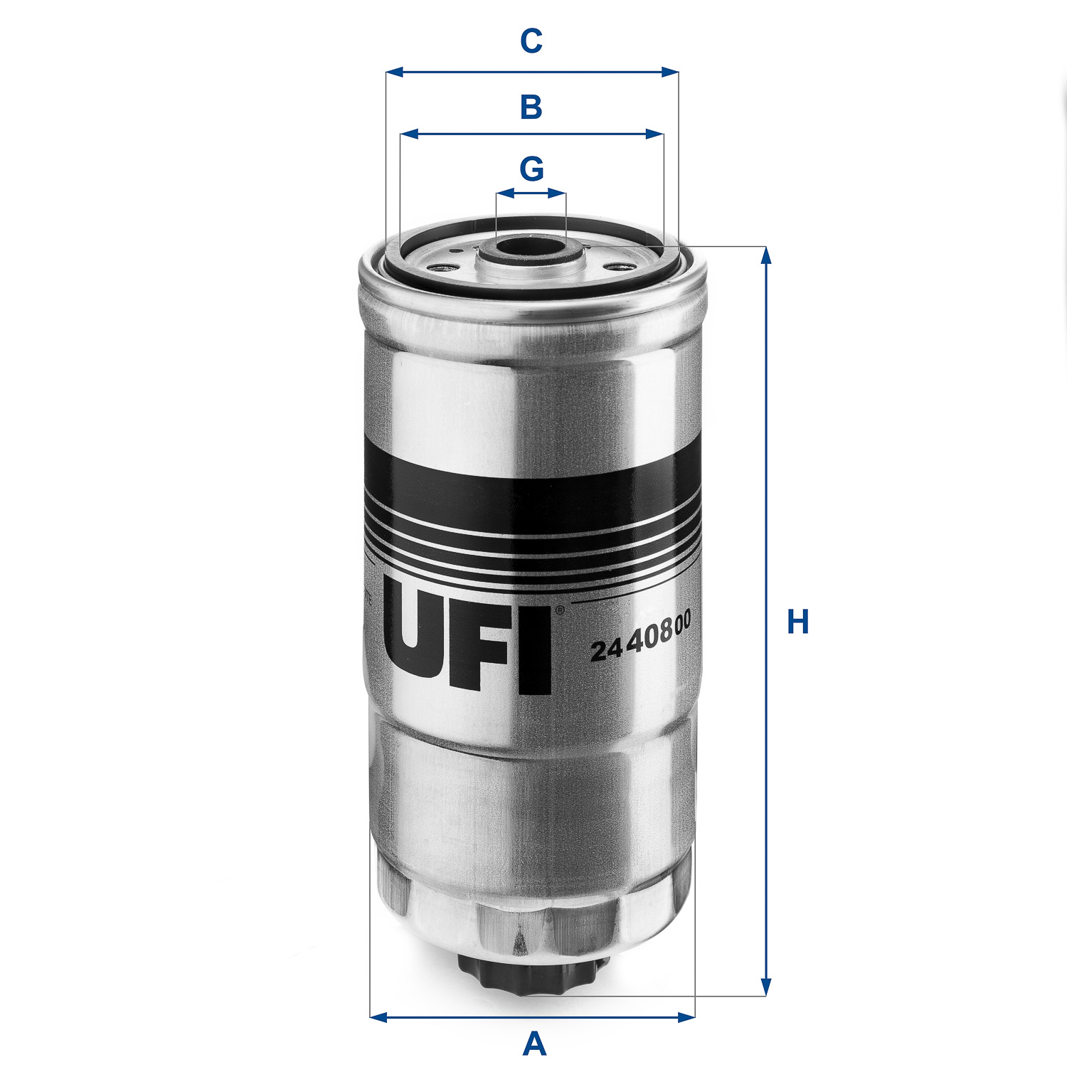 Fuel filter - 24.408.00 UFI