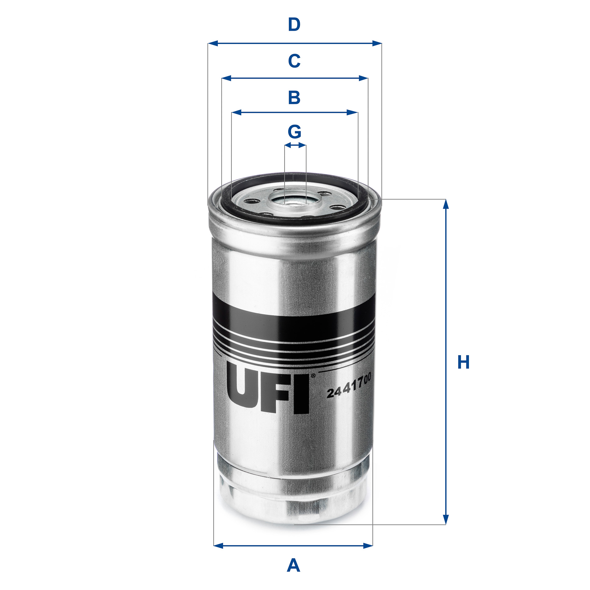 Топливный фильтр - 24.417.00 UFI