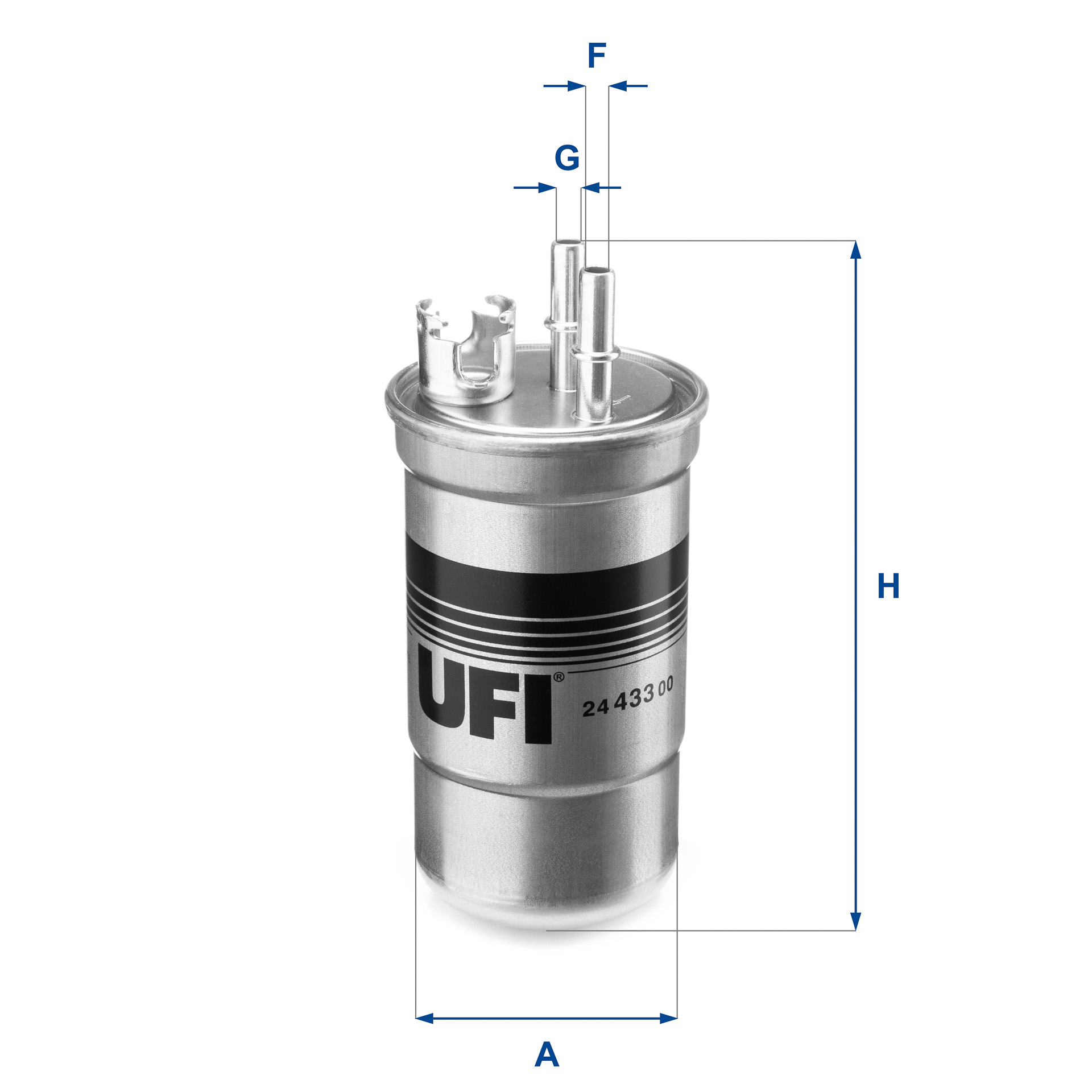 Filtro carburante - 24.433.00 UFI