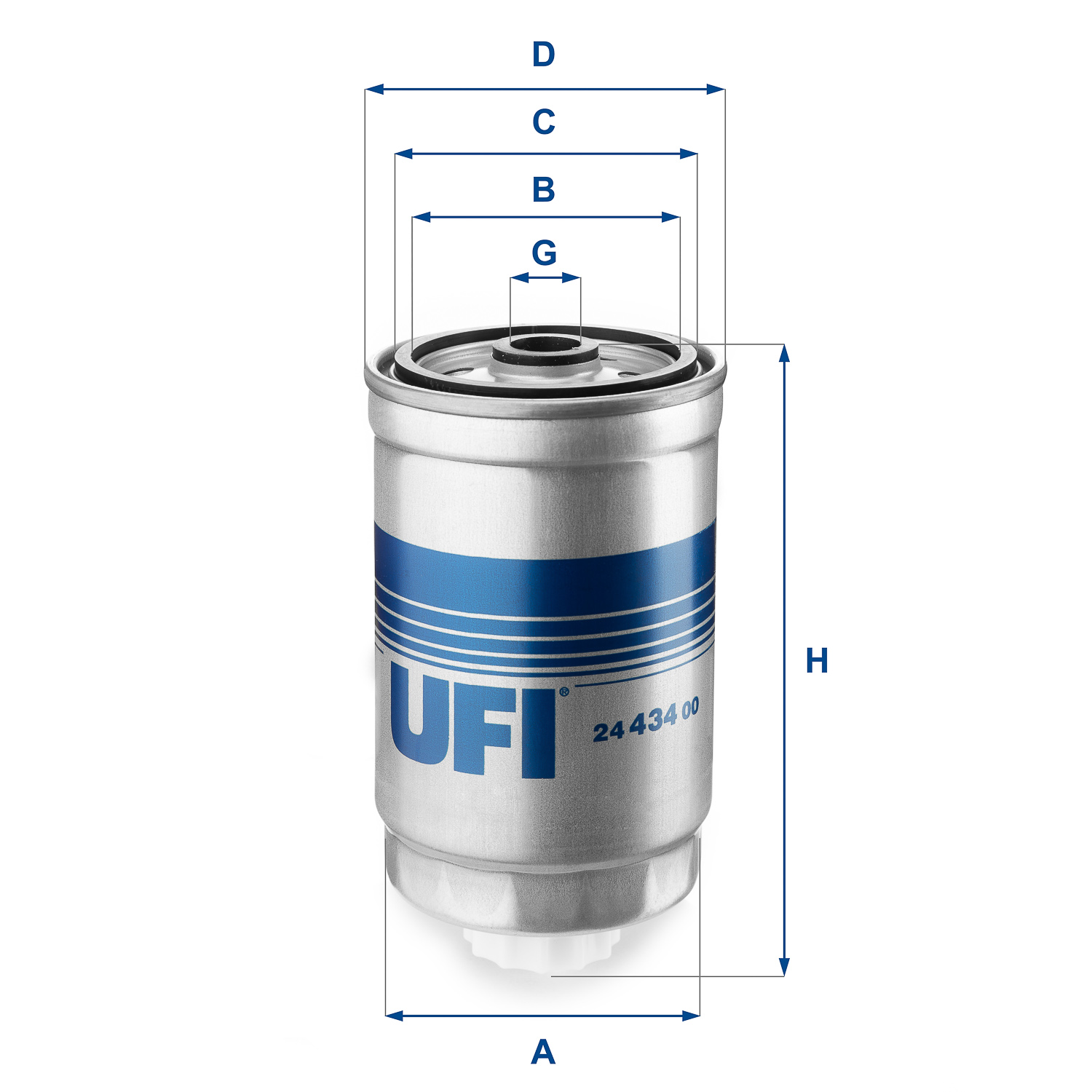 kuro filtras - 24.434.00 UFI