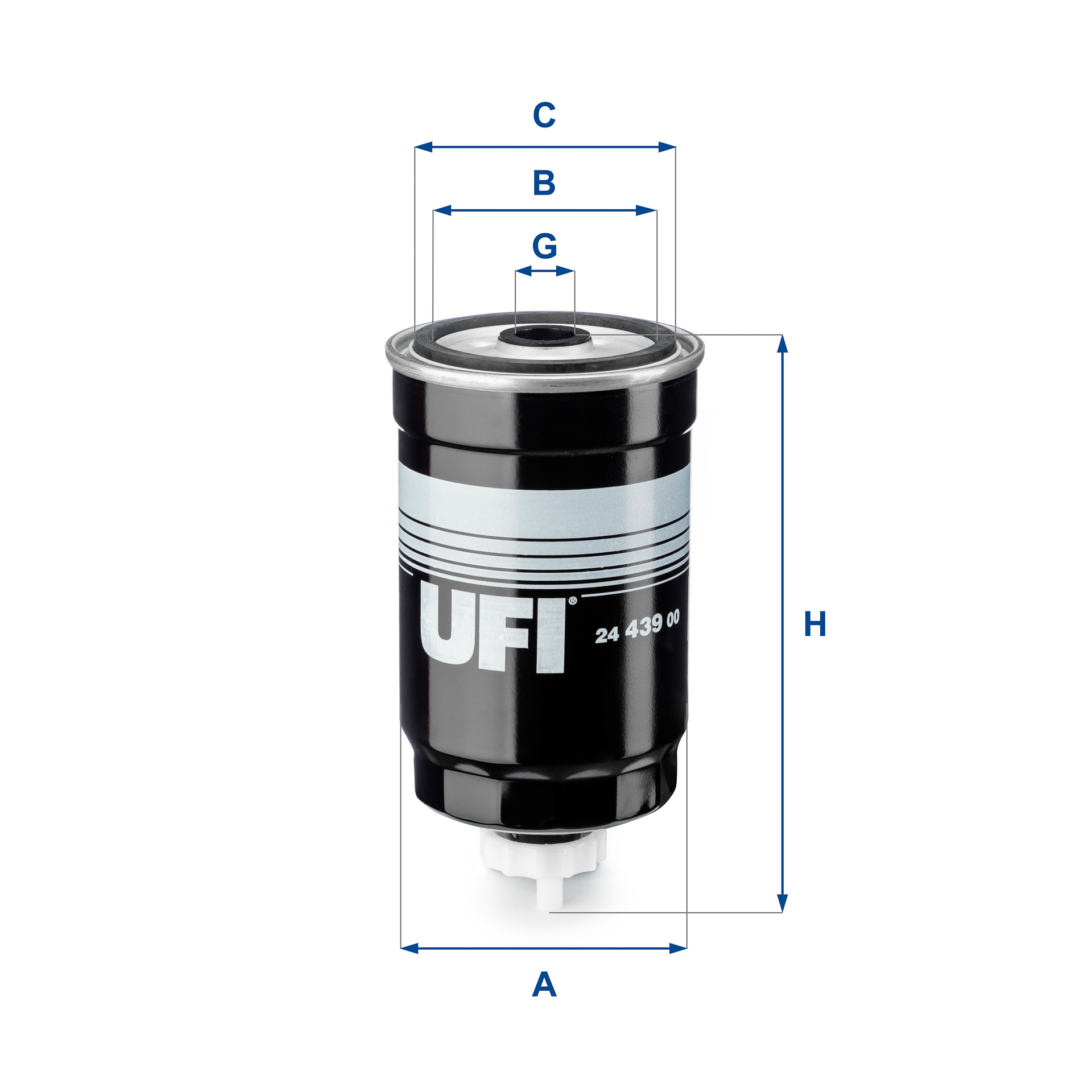 Fuel filter - 24.439.00 UFI