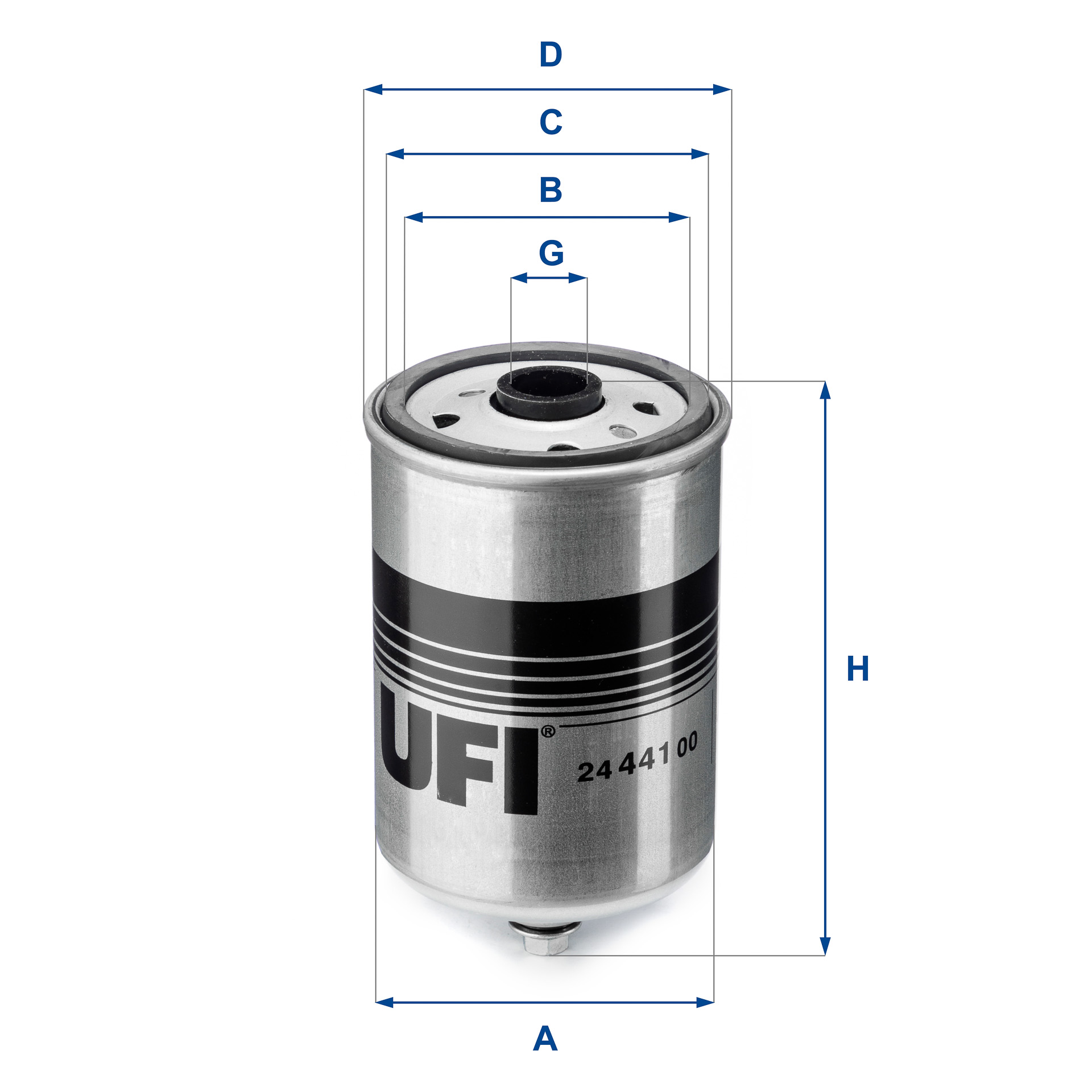 Kraftstofffilter - 24.441.00 UFI