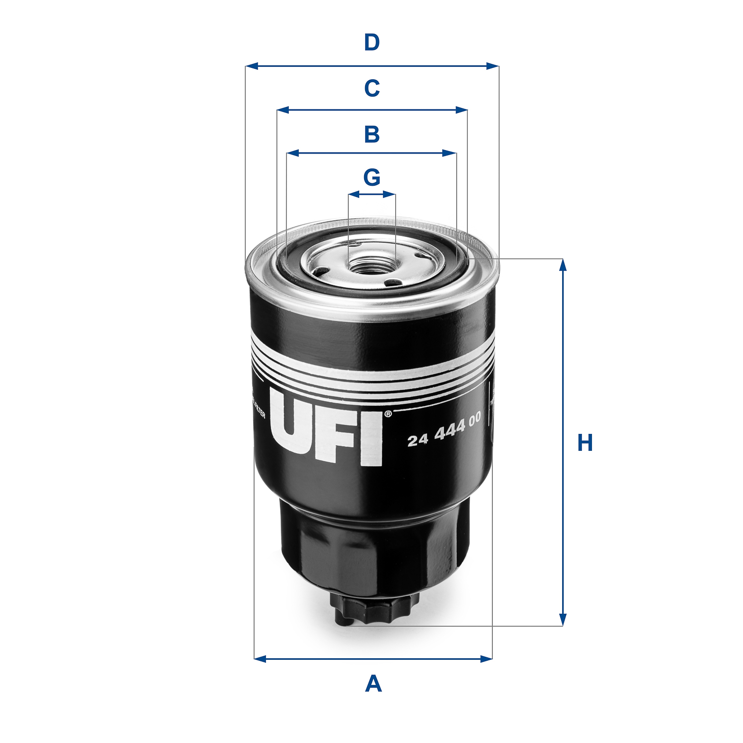 Fuel filter - 24.444.00 UFI
