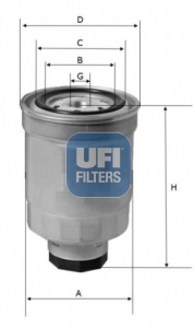 Fuel filter - 24.446.01 UFI