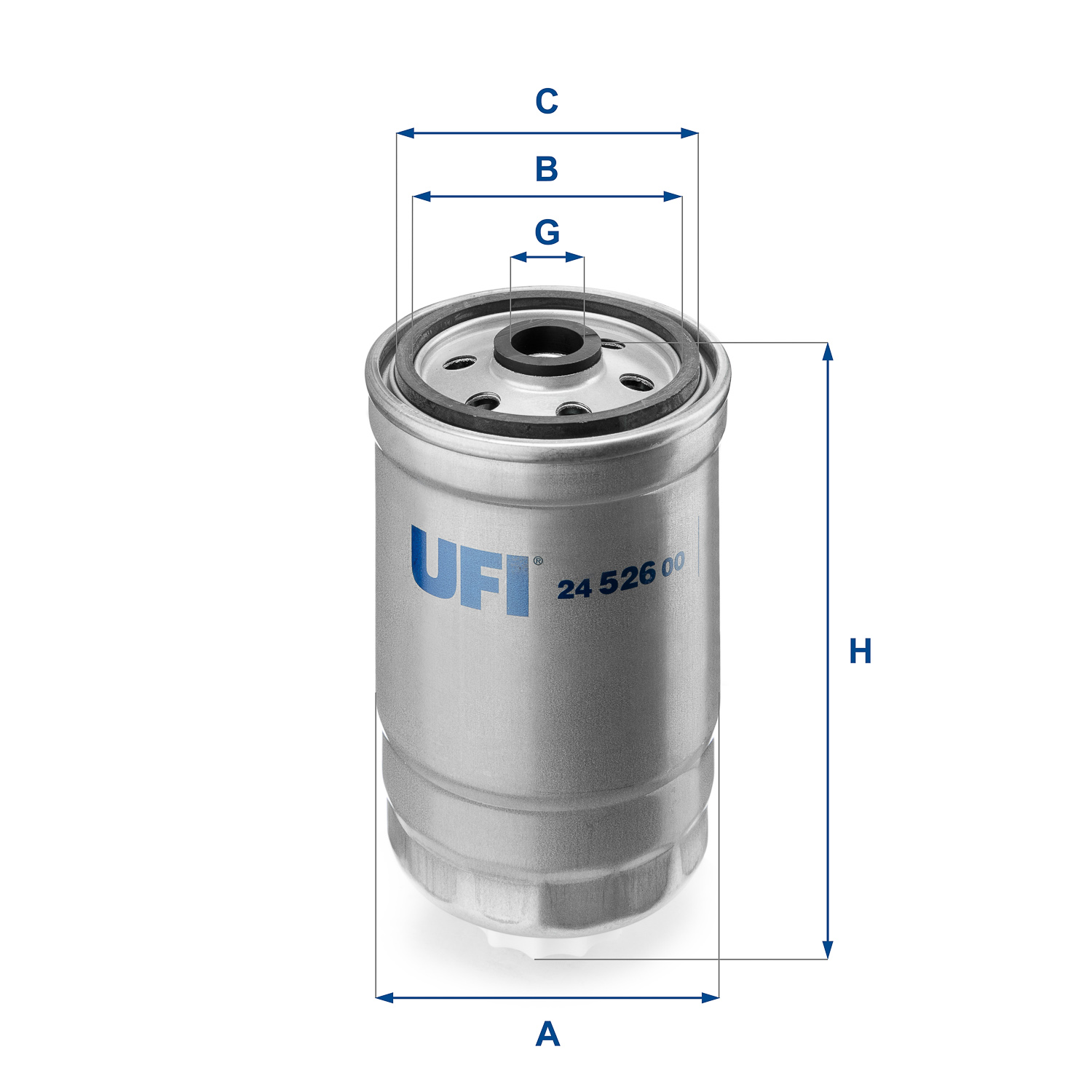 Fuel filter - 24.526.00 UFI