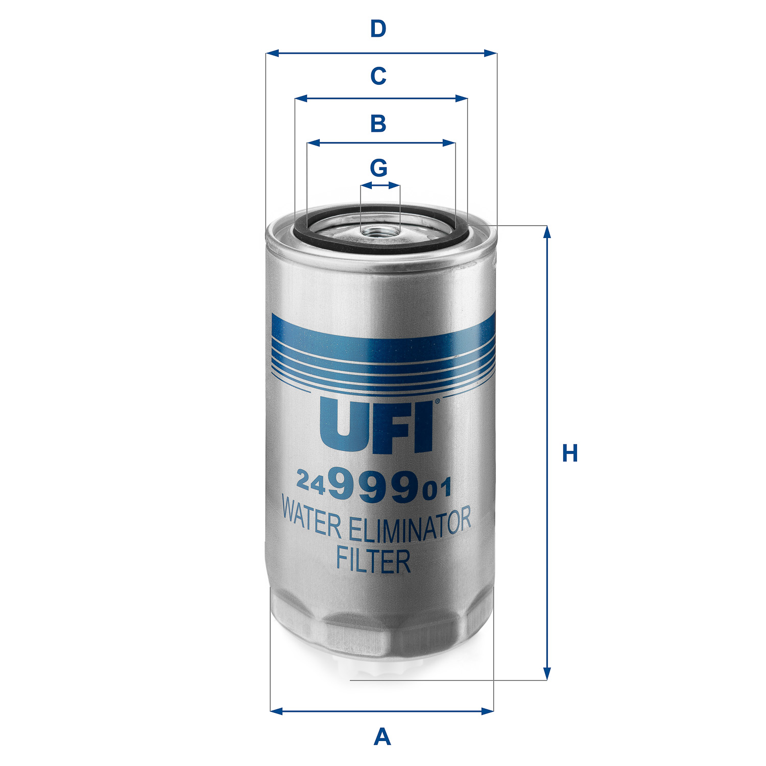 Fuel filter - 24.999.01 UFI