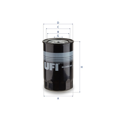 Fuel filter - 24.A04.00 UFI