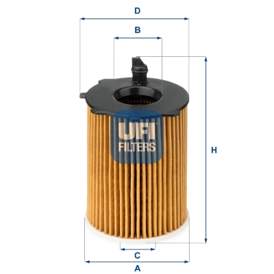 Filtro olio - 25.037.00 UFI