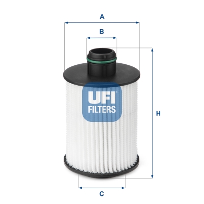 alyvos filtras - 25.093.00 UFI