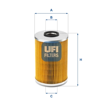 Oil Filter - 25.539.00 UFI