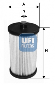 Filtro carburante - 26.057.00 UFI