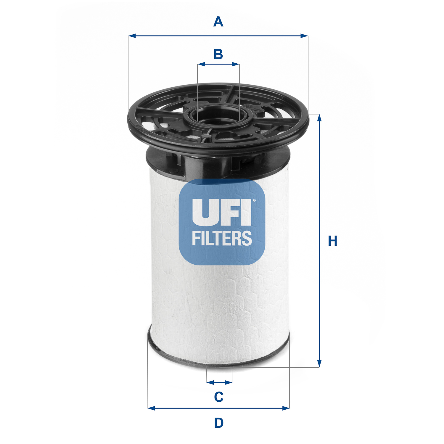 Filtro carburante - 26.076.00 UFI
