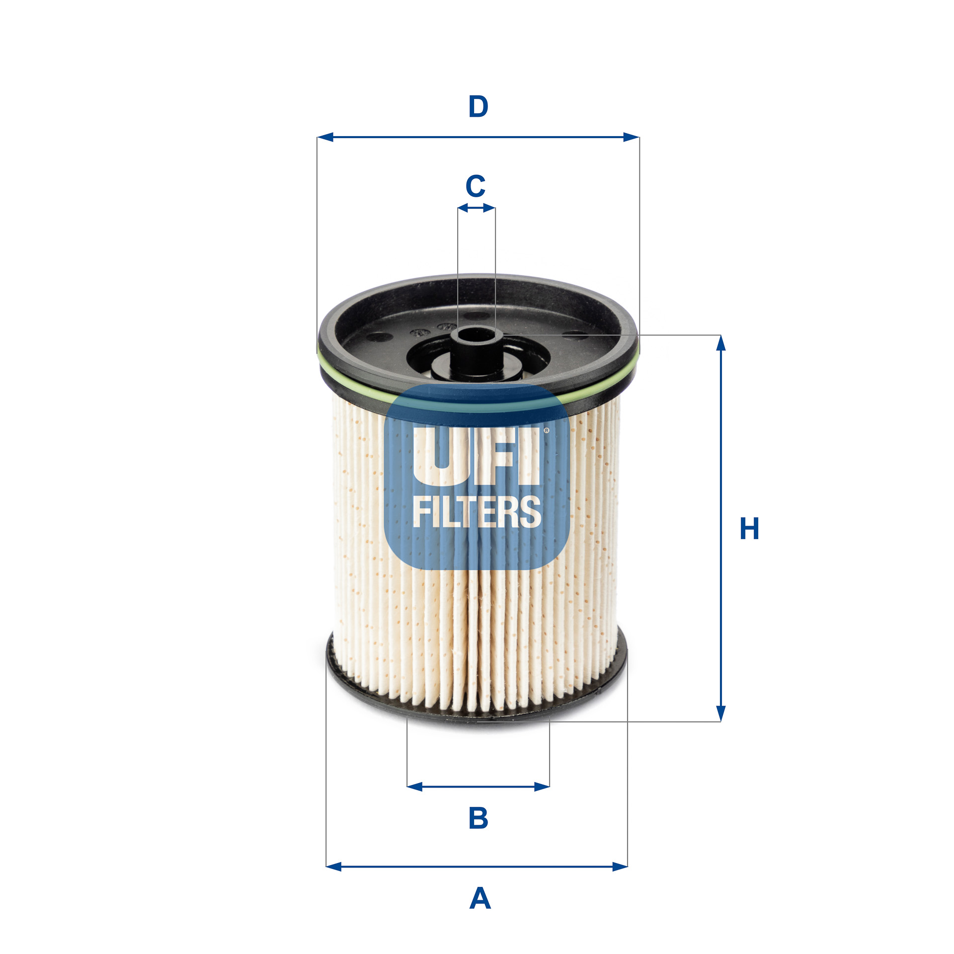 kuro filtras - 26.122.00 UFI