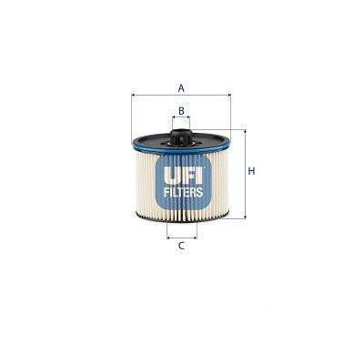 Fuel filter - 26.195.00 UFI