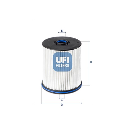 Fuel filter - 26.E2X.02 UFI