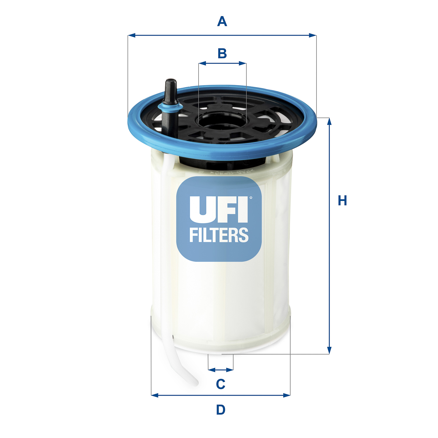 Fuel filter - 26.H2O.00 UFI