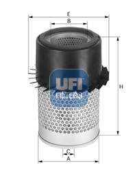 Filtro aria - 27.933.00 UFI