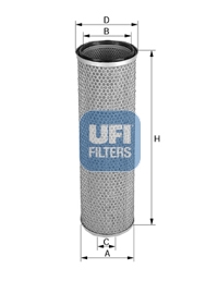 Luftfilter - 27.224.00 UFI