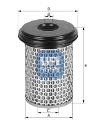 Filtro aria - 27.328.00 UFI