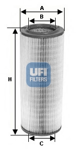 Air Filter - 27.601.00 UFI