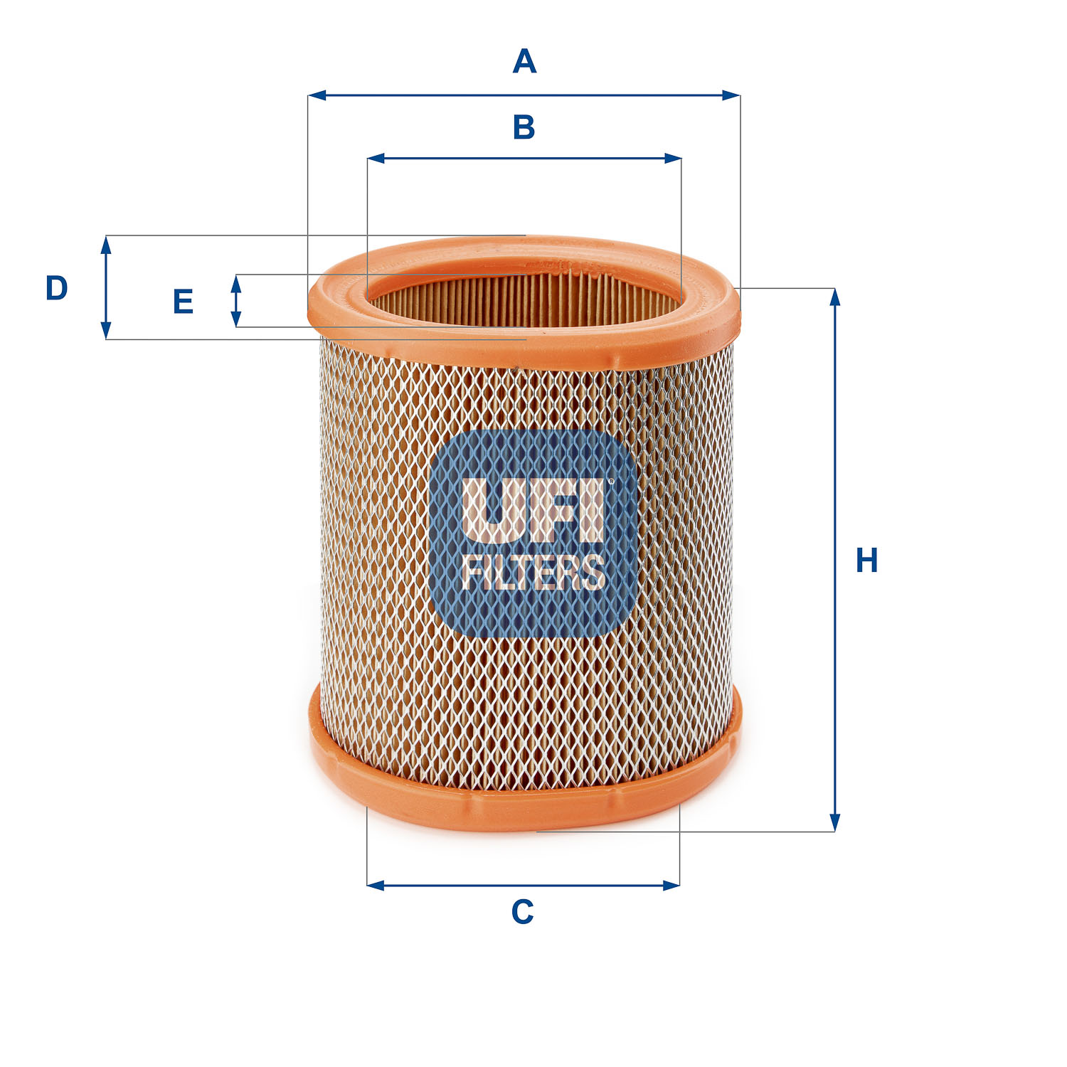 Filtro aria - 27.258.00 UFI