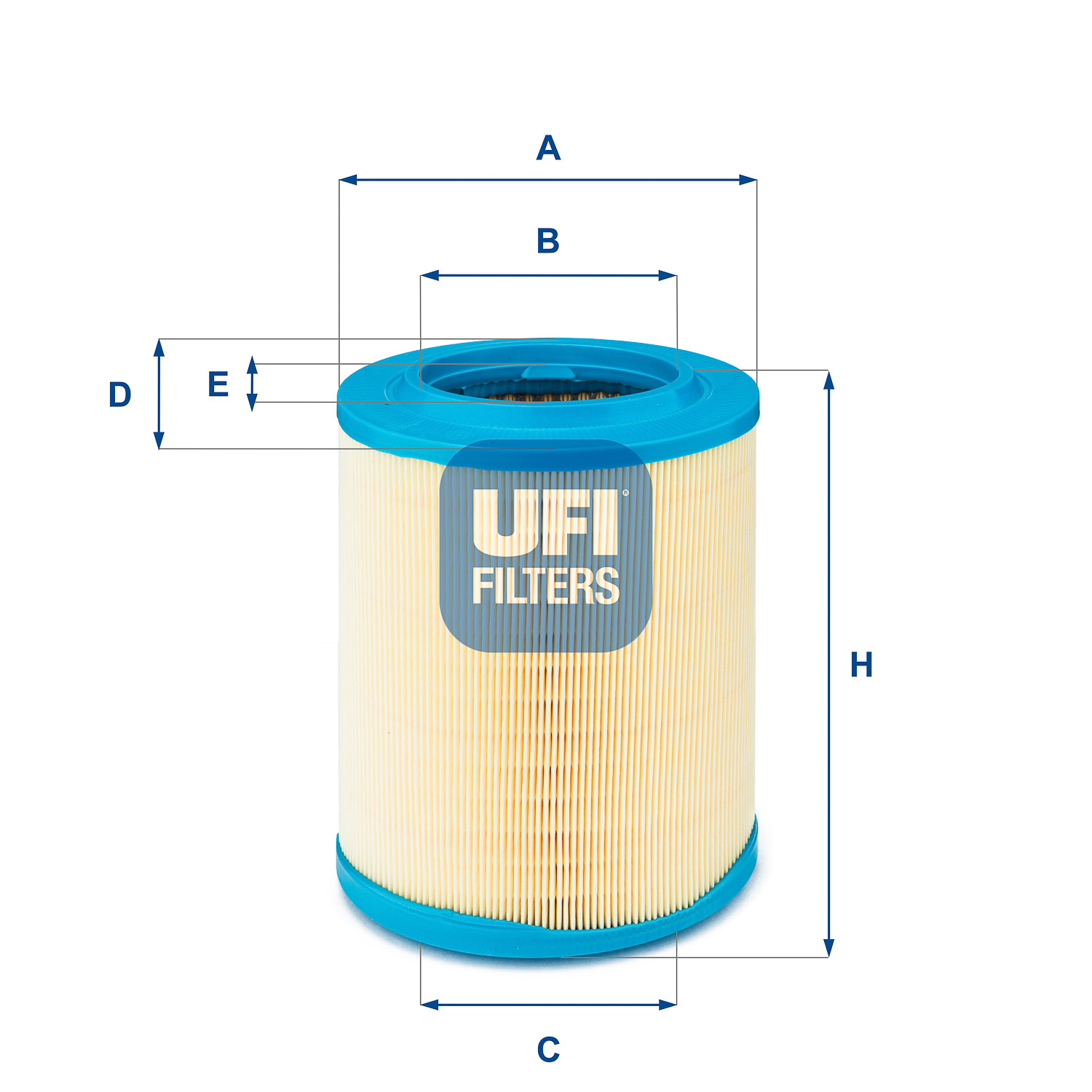 Filtro aria - 27.606.00 UFI
